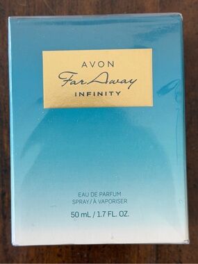 Avon Far Away Infinity Eau de Parfum - Teal & Gold Box